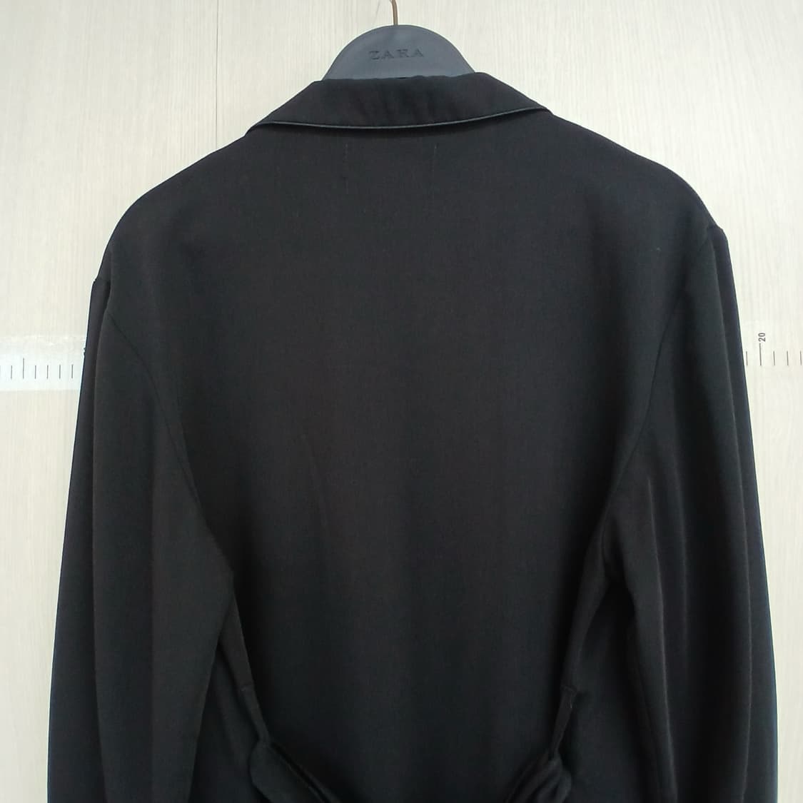 Bershka 꽃 자수 블랙 롱 가디건 상품이미지5