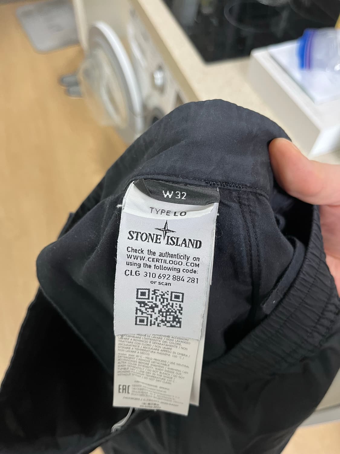 스톤 아일랜드 30203 카고 팬츠 5 포켓 블랙 - 21SS 상품이미지3