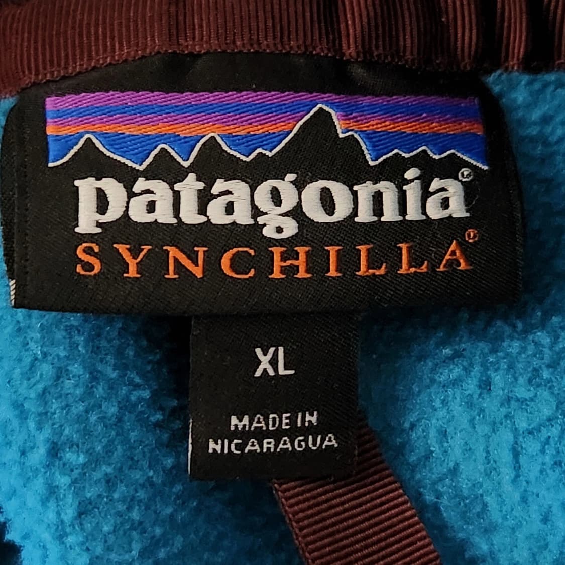 17FA 파타고니아 신칠라 스냅-T 터콰이즈/네이비/버건디 니콰과라 상품이미지3