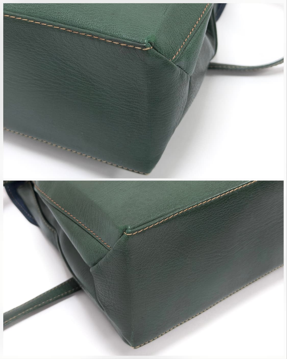 로에베 투톤 레더 탑 핸들 숄더백 상품이미지7