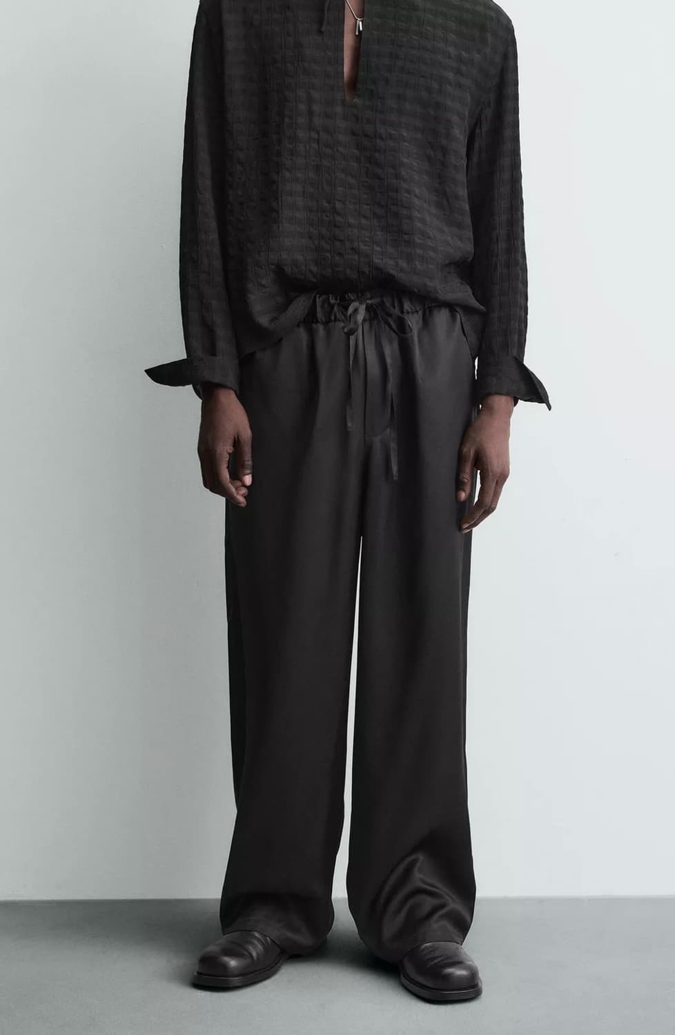 자라 루즈 웨이스트 팬츠 (30) 상품이미지3