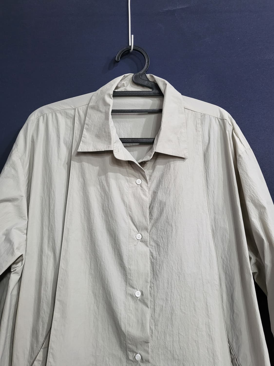 핀턱 셔츠식 프리 자켓(새상품) 상품이미지5