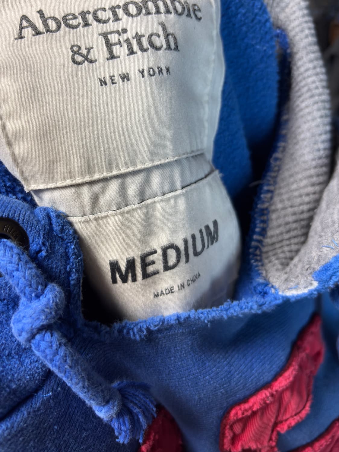 아베크롬비 파랑 후드 상품이미지2