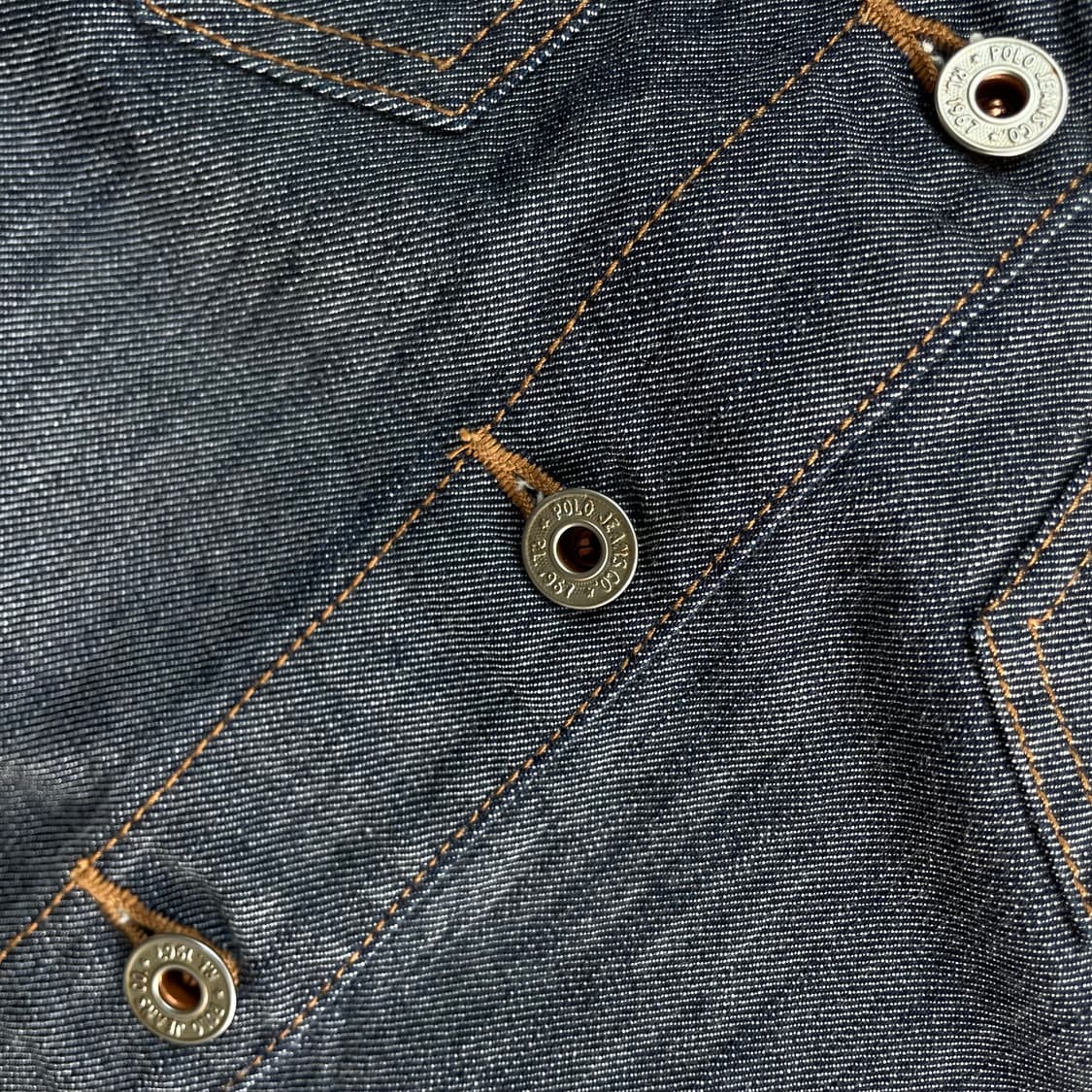 Polo jeans 폴로 진스 우먼스 성조기 스티치 데님 트러커자켓 상품이미지4