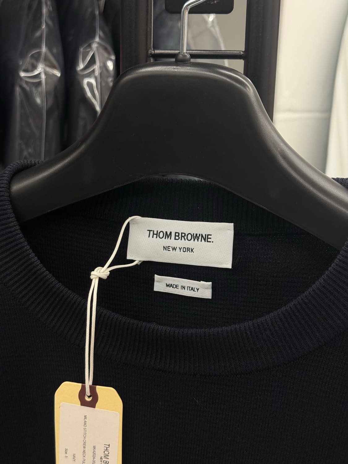 [5] 톰브라운 사선완장 밀라노스티치 니트 상품이미지6