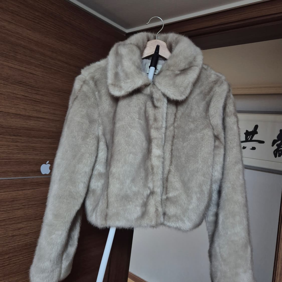 베이지 퍼자켓 상품이미지2