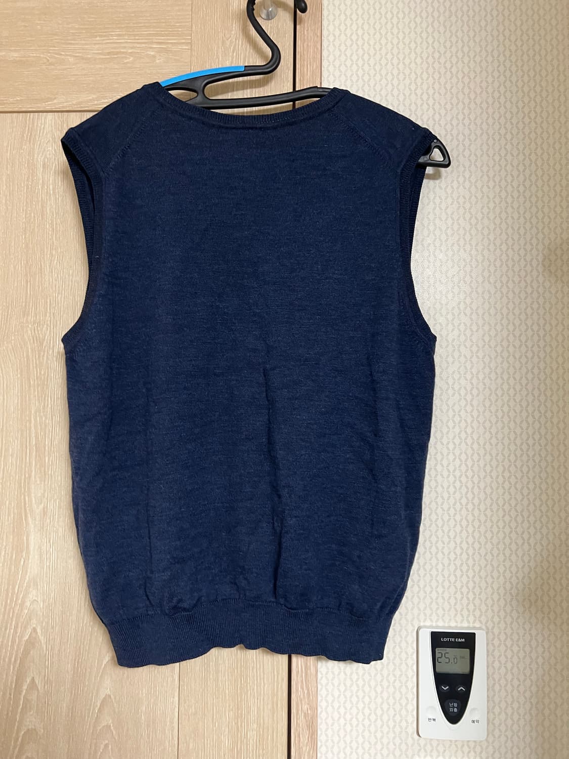 라코스테 빈티지 네이비 니트 울 베스트 조끼 상품이미지2