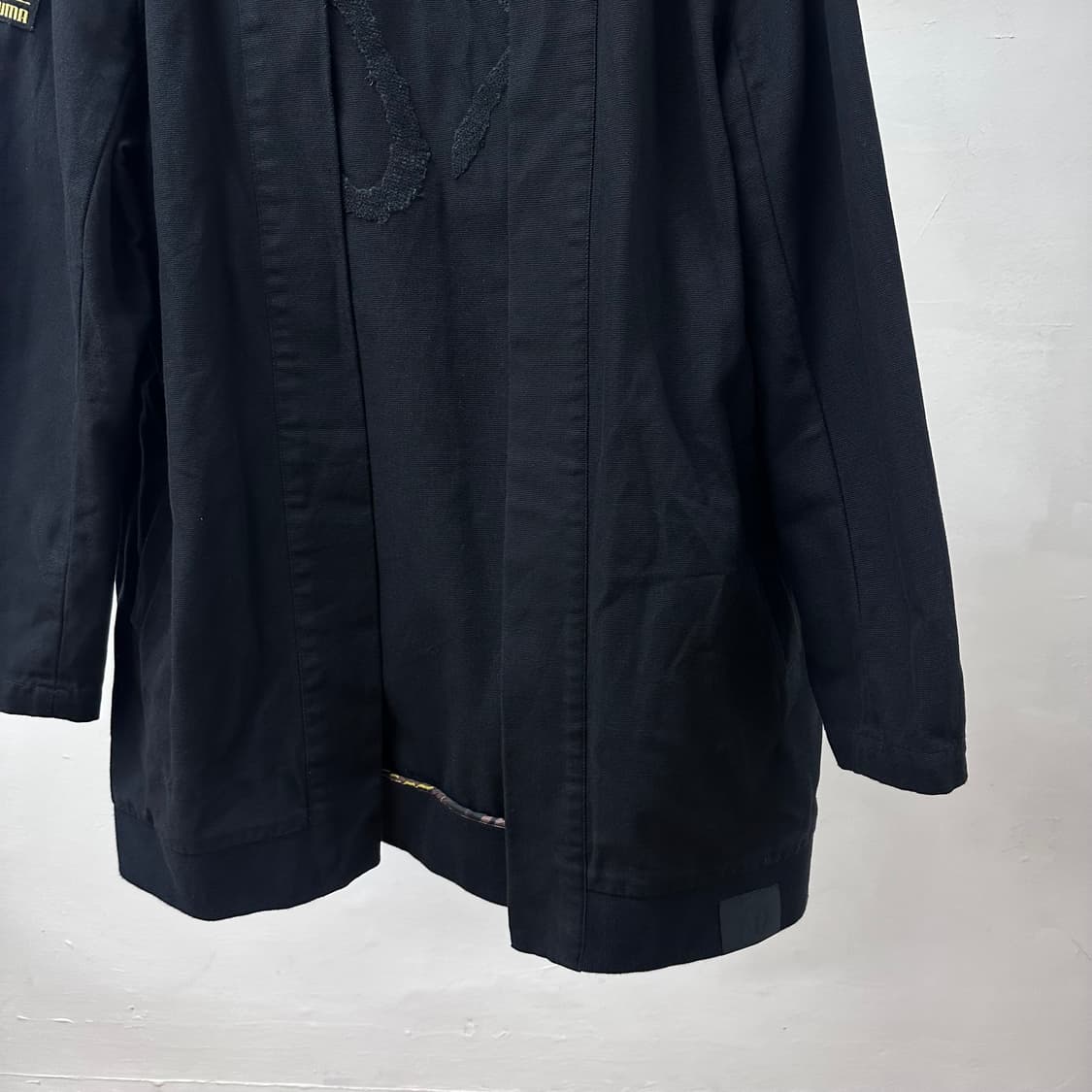 푸마 XO 더위켄드 블랙 로브형 가디건 코트 US(L) 105 J36 상품이미지3