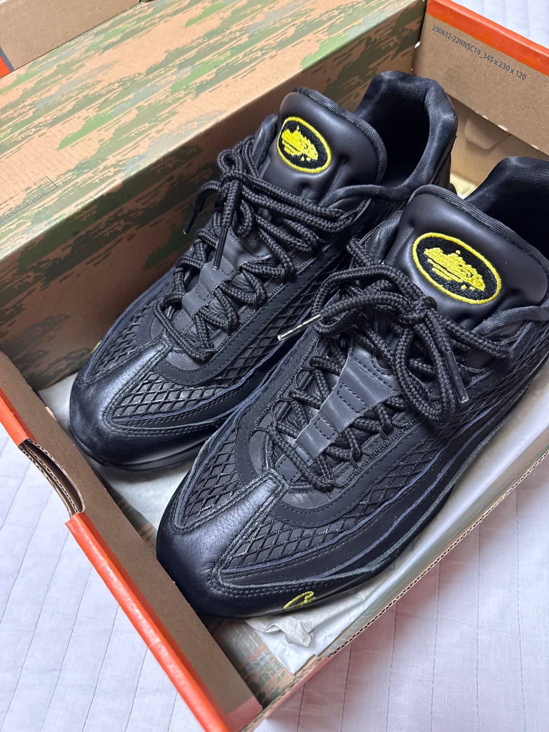 나이키 x 코르테이즈 에어맥스 95 허니블랙 상품이미지2