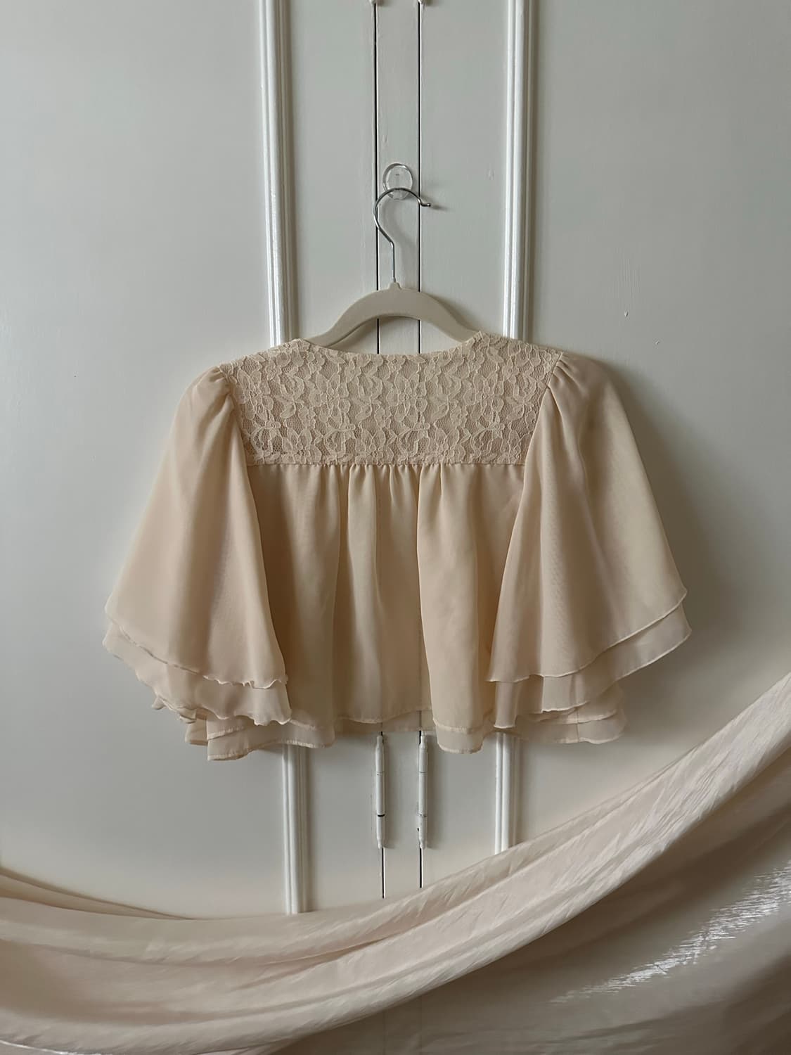  sheer Shoulder blouse  상품이미지9