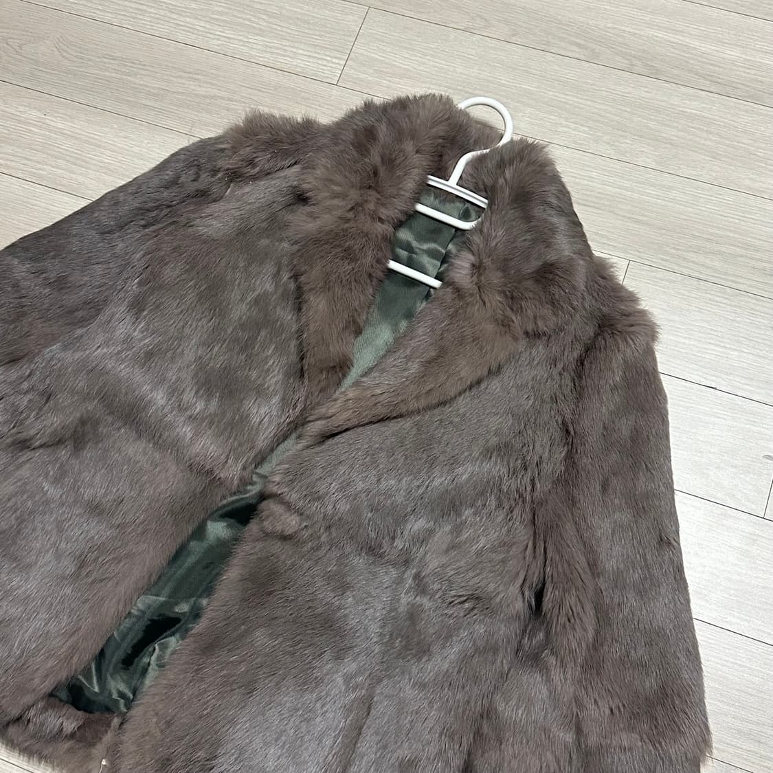 빈티지 브라운 퍼 자켓 상품이미지1