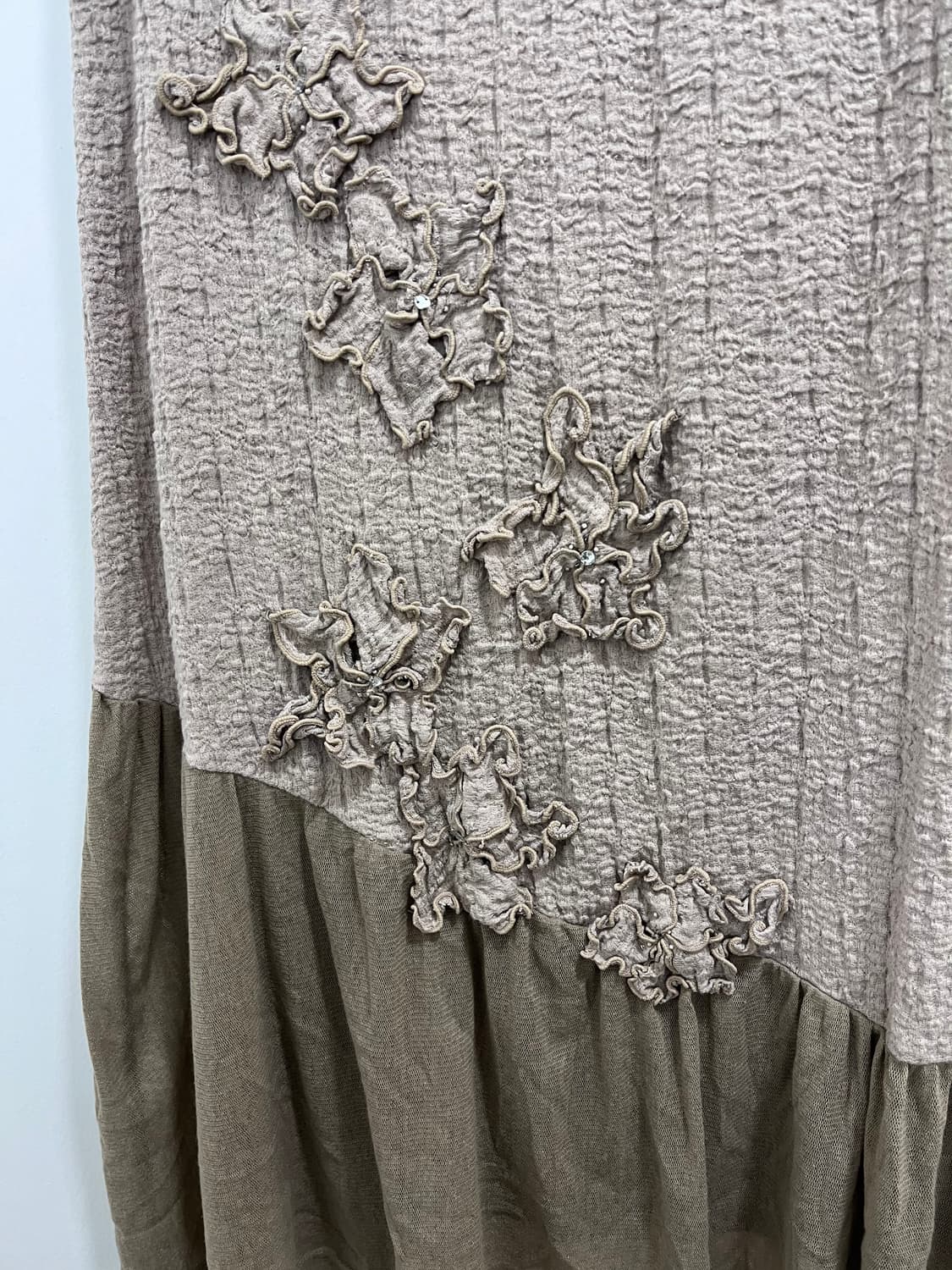 베이지 플라워 꽃  스커트 상품이미지9