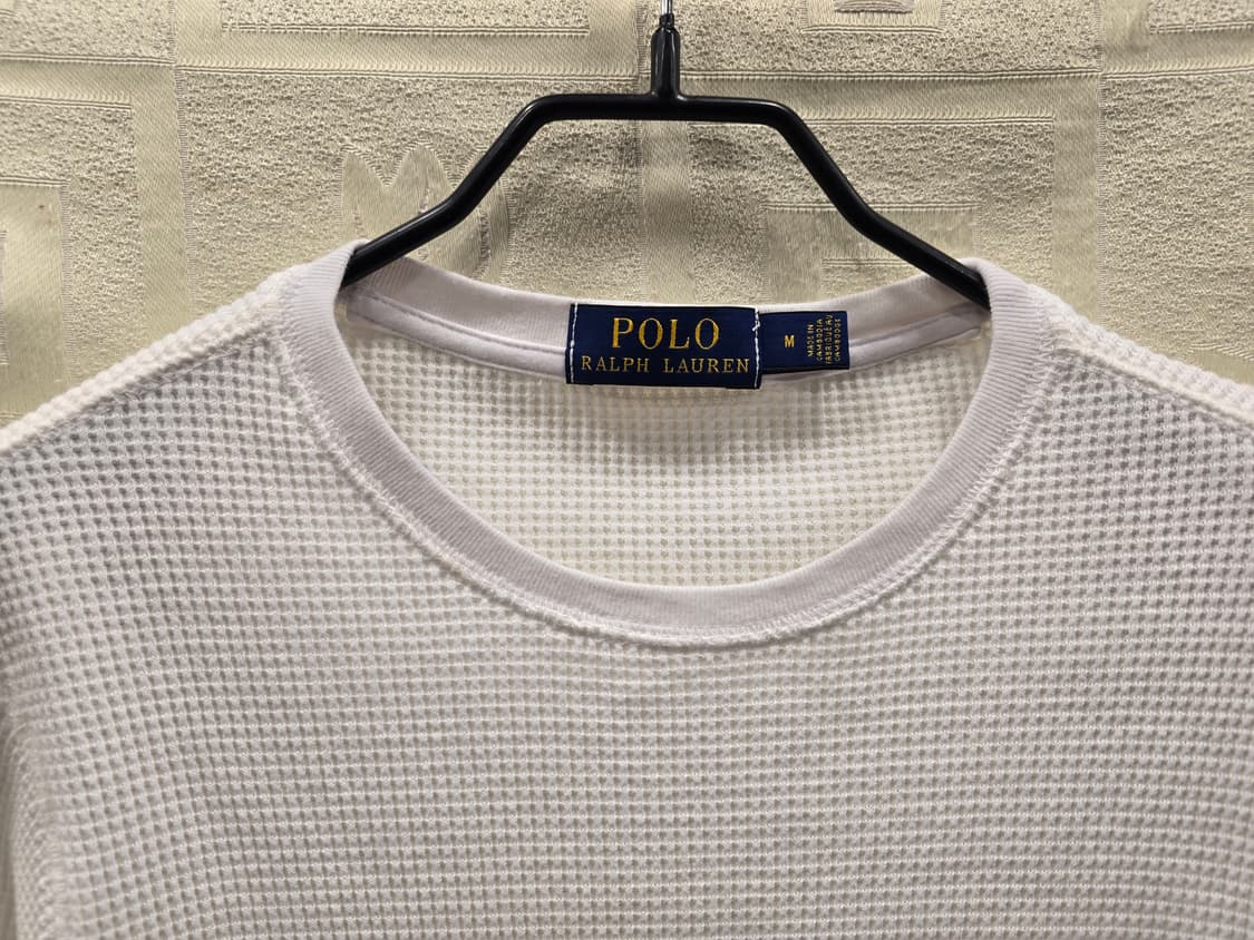 폴로 랄프로렌 와플 긴팔티 90 상품이미지2