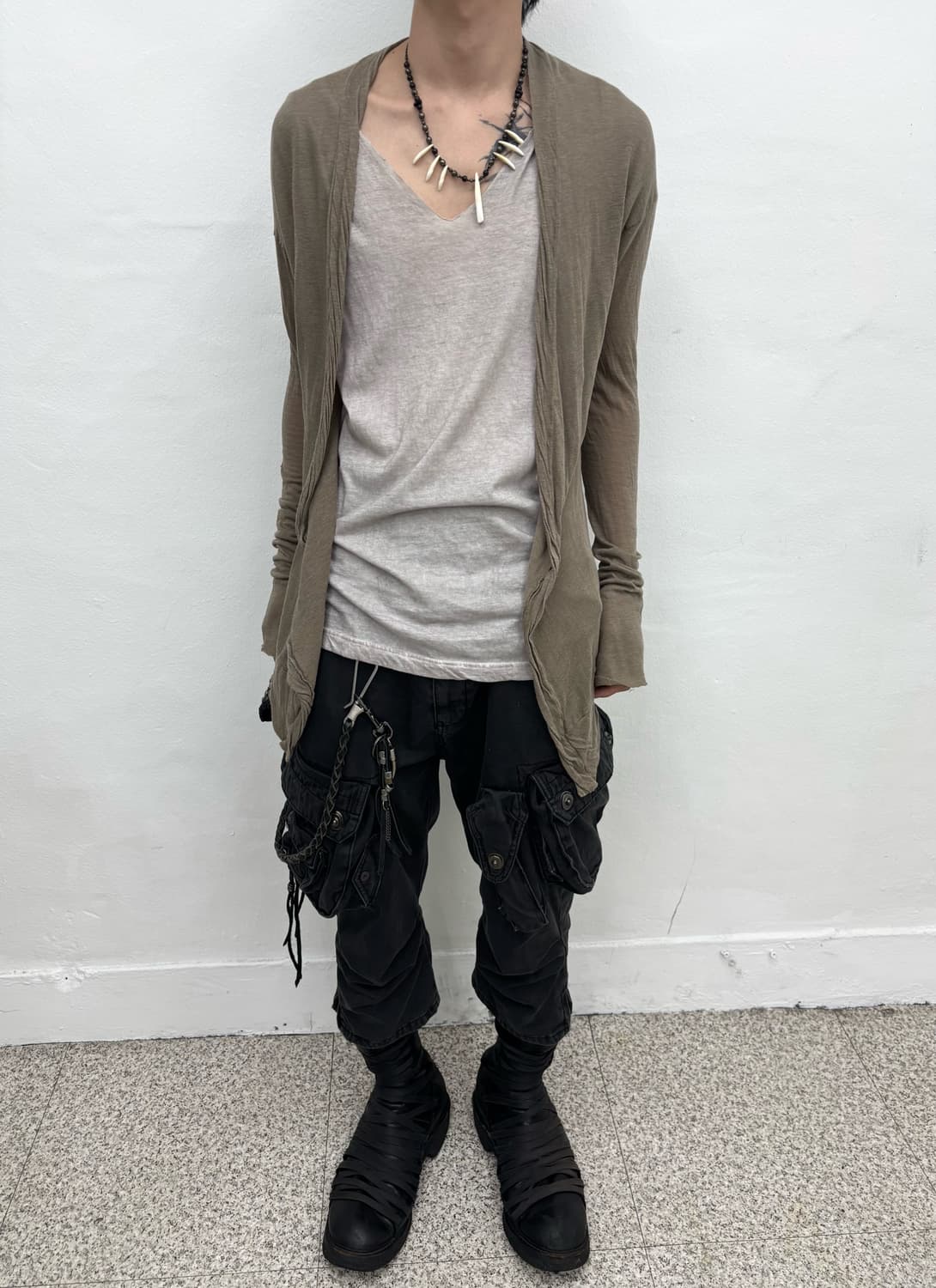 If six was nine desert shade cardigan 상품이미지3