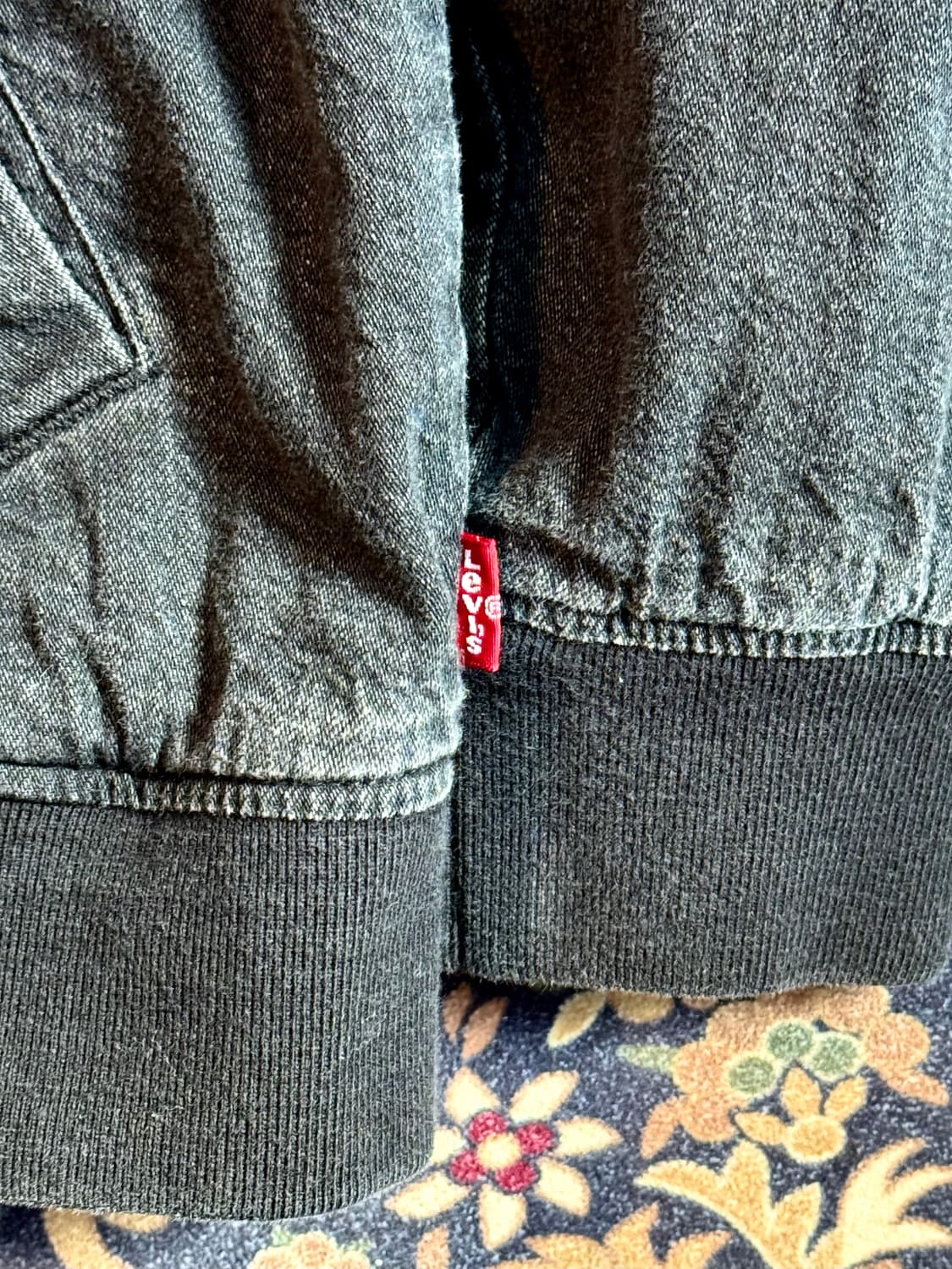 리바이스 블랙 데님 스윙탑 자켓 블루종 상품이미지4