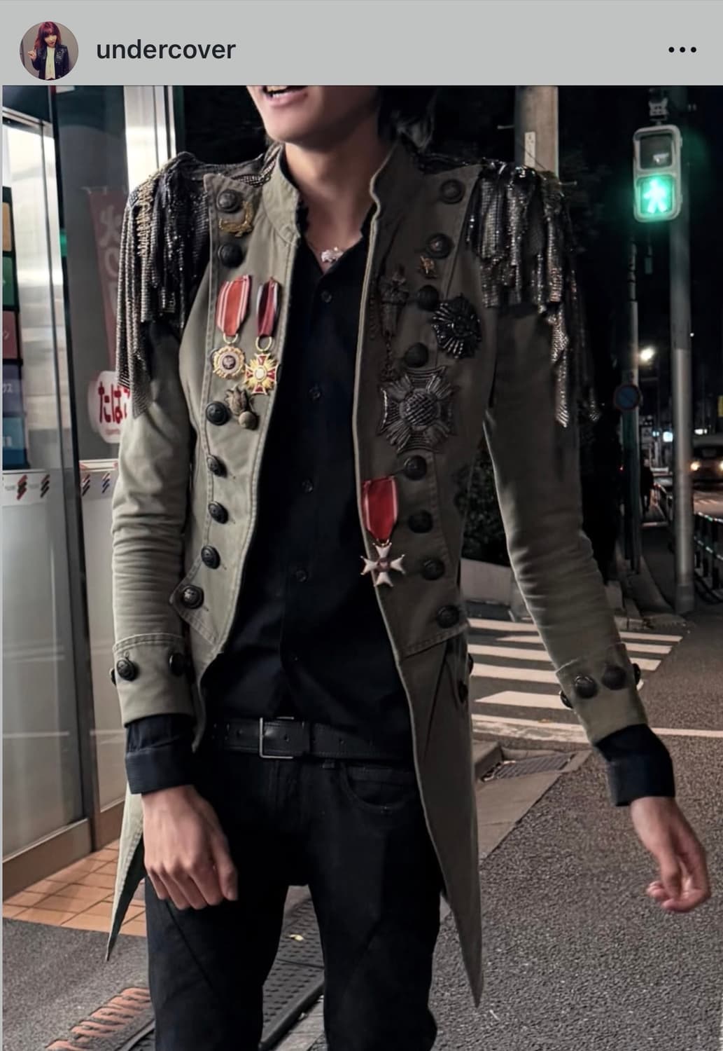 발망 SS10 체인 견장 밀리터리 코트 상품이미지6