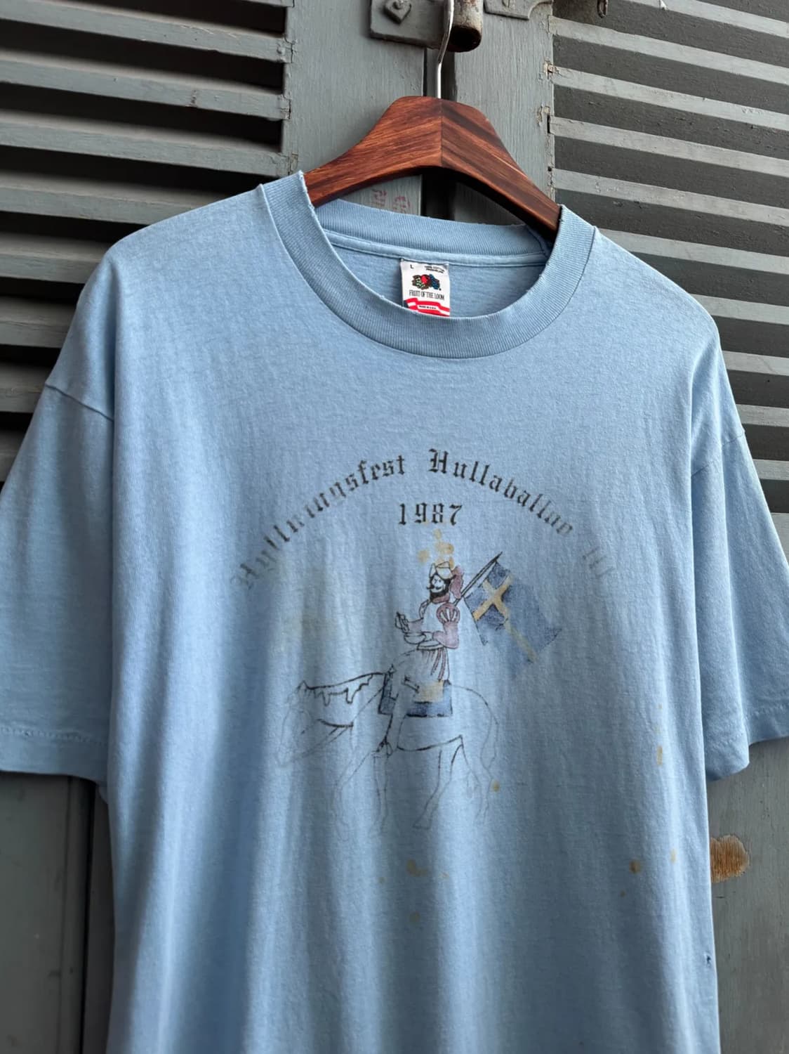 [L]80's Made in USA 빈티지 프린팅 티셔츠 상품이미지1