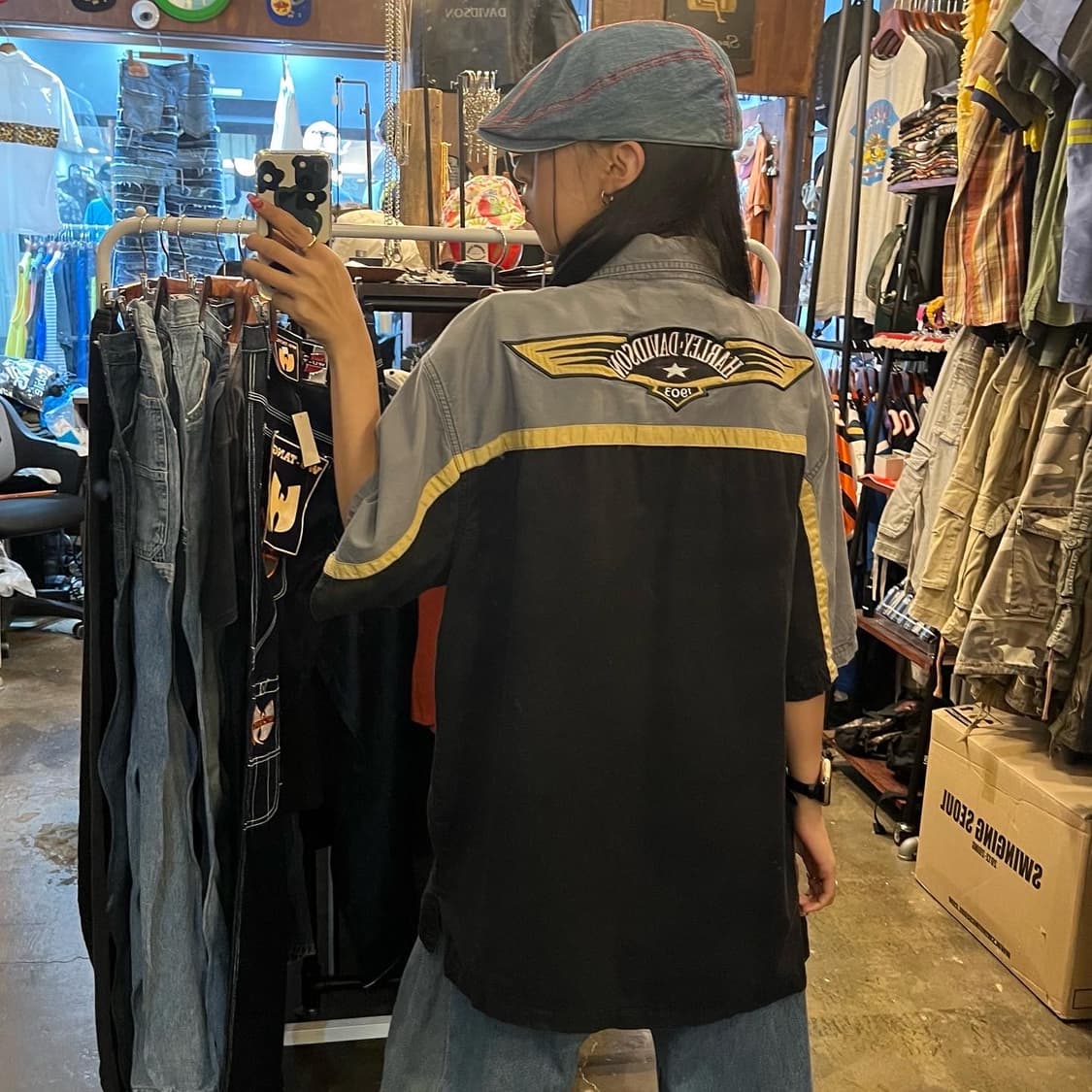 Harley-Davidson 자수 셔츠 상품이미지8