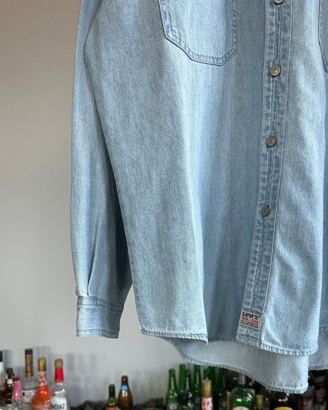 [L-XL]리바이스 Levi's 90s 데님 오버 셔츠 상품이미지4