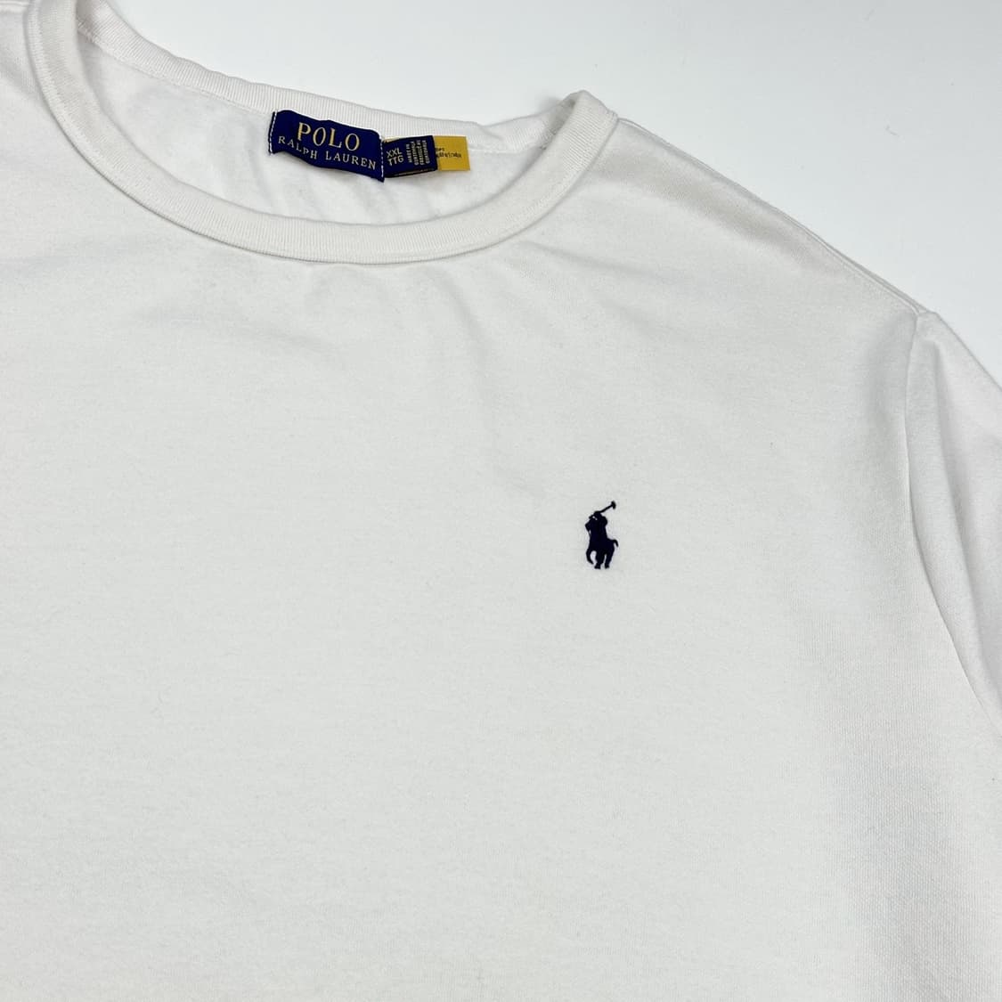폴로 랄프로렌 포니 사이드라인 화이트 맨투맨 (XXL) 상품이미지3