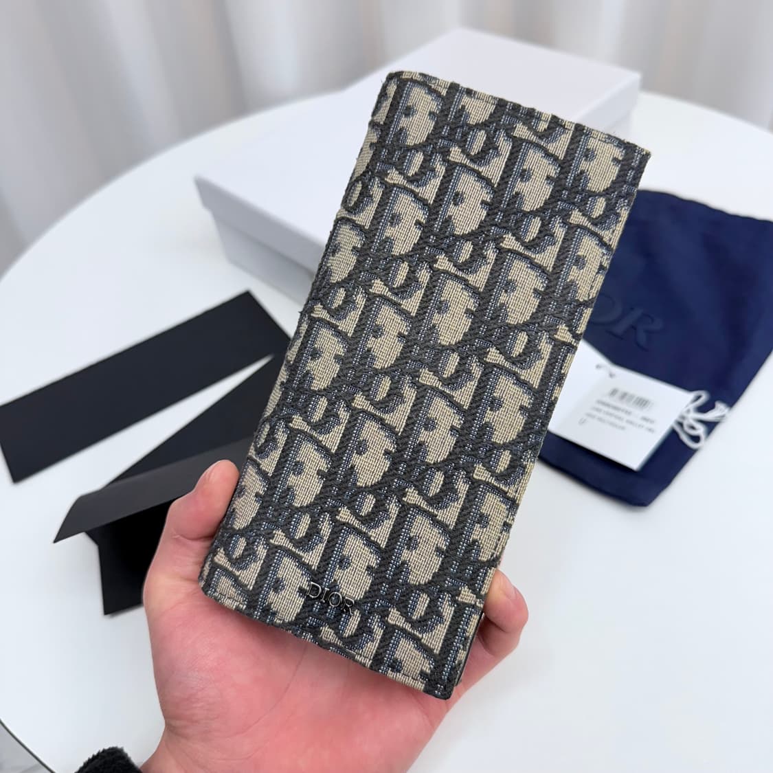 [정품] 디올 오블리크 장지갑 베이지 상품이미지2