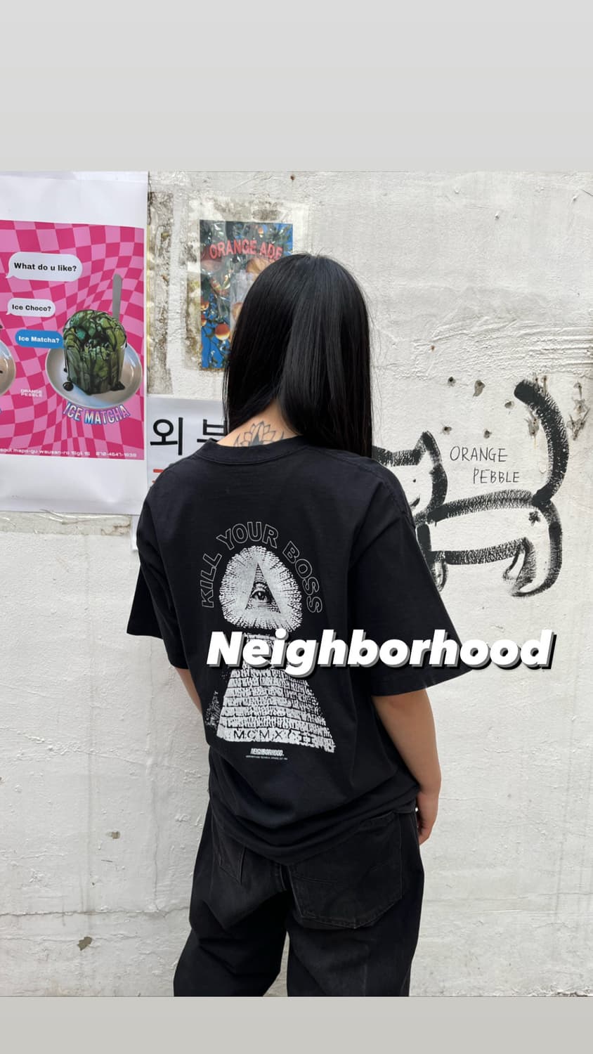 네이버후드 일루미나티 반팔 탑 상품이미지1