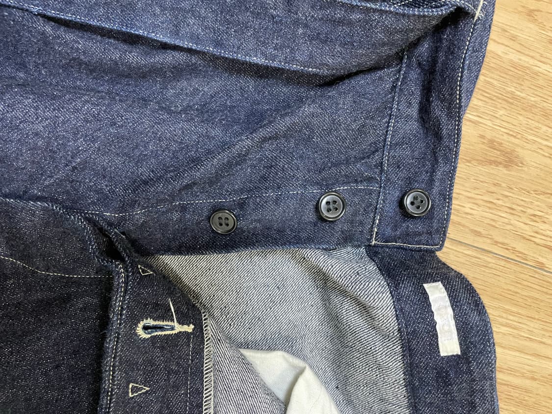 코모리 벨티드 팬츠 네이비 3사이즈 상품이미지4