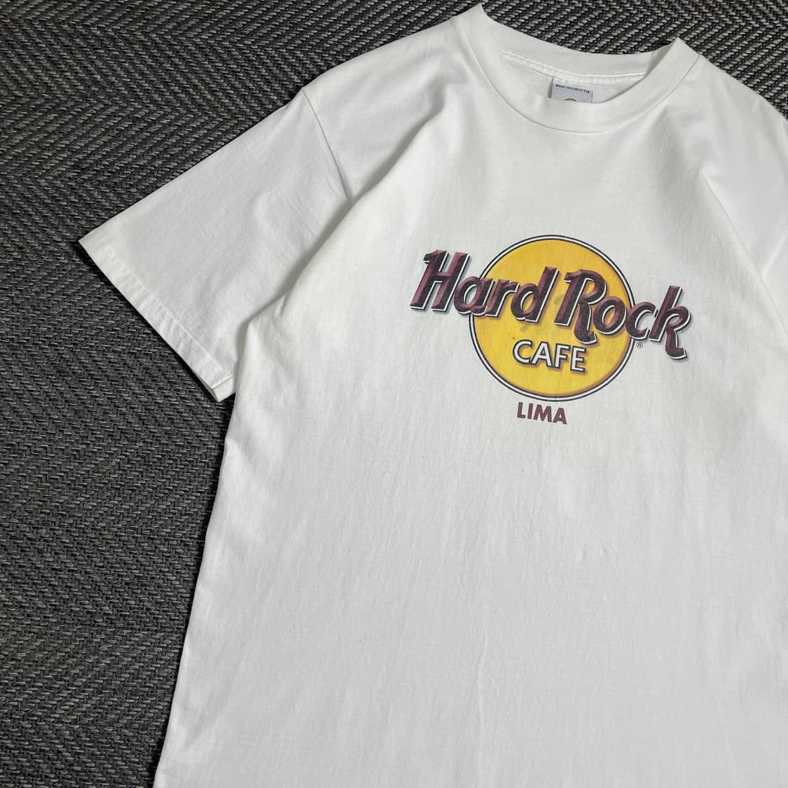 00s 하드락카페 프린팅 화이트 반팔 티셔츠 o 4844 상품이미지3