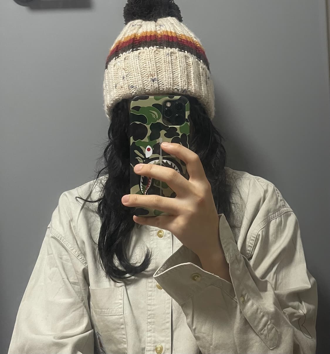 비니 (착샷 O) #모리걸 #아일렛 #노르딕 #뜨개 #단추 #레이스 상품이미지5