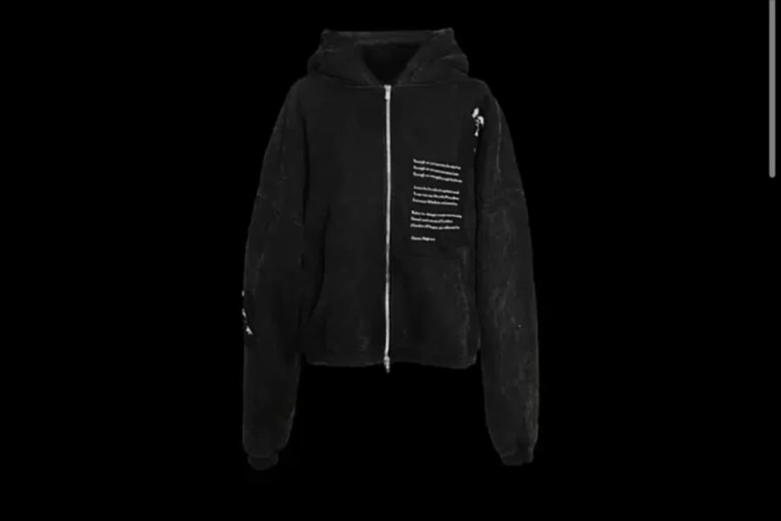 에모스탠스 워시드 패치 후드집업 상품이미지1