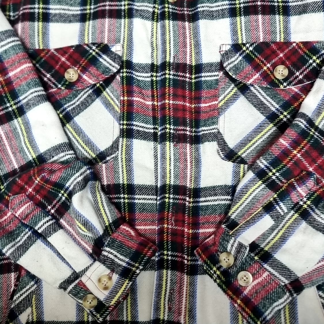 미제 헌터 체크 남방 셔츠(105) 상품이미지4