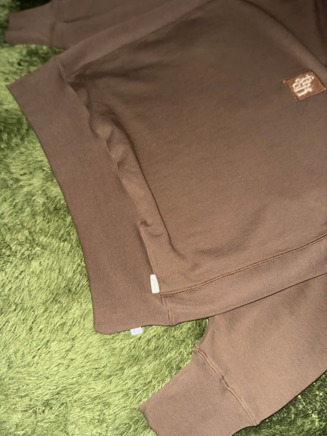 [M] Fetch 페치 선데이 엠브로이더리 로고 스웻셔츠 브라운 상품이미지6