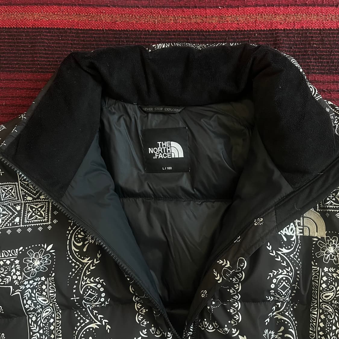 노스페이스 로프티 페이즐리 다운 패딩 자켓 The North Face 상품이미지3