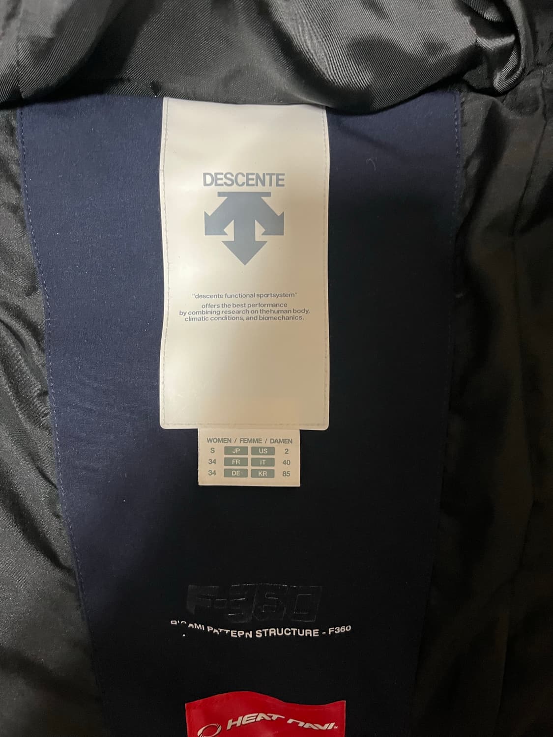 85 90 데상트 스키팀 패딩 미드 다운 아우디 레플리카 점퍼 M S 상품이미지7