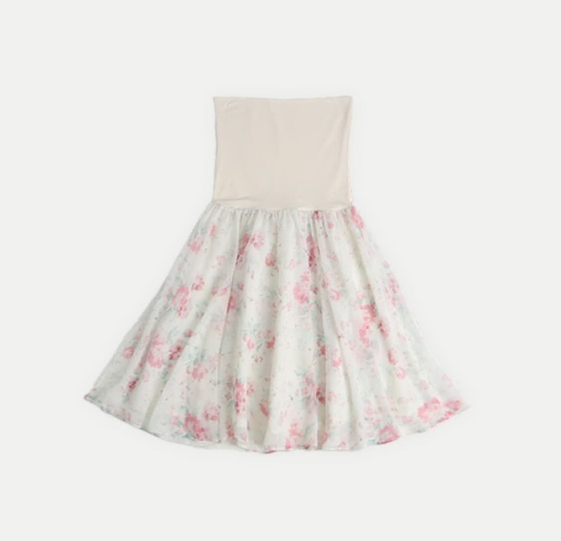 콜로신스 Colocynth Lotus Midi Skirt Ivory 상품이미지1