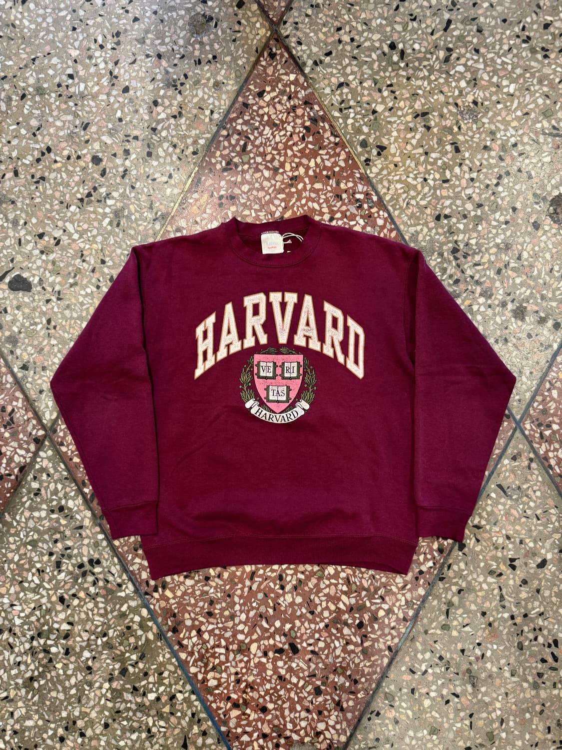 90s 하버드 버건디 스웻 (L) 상품이미지1