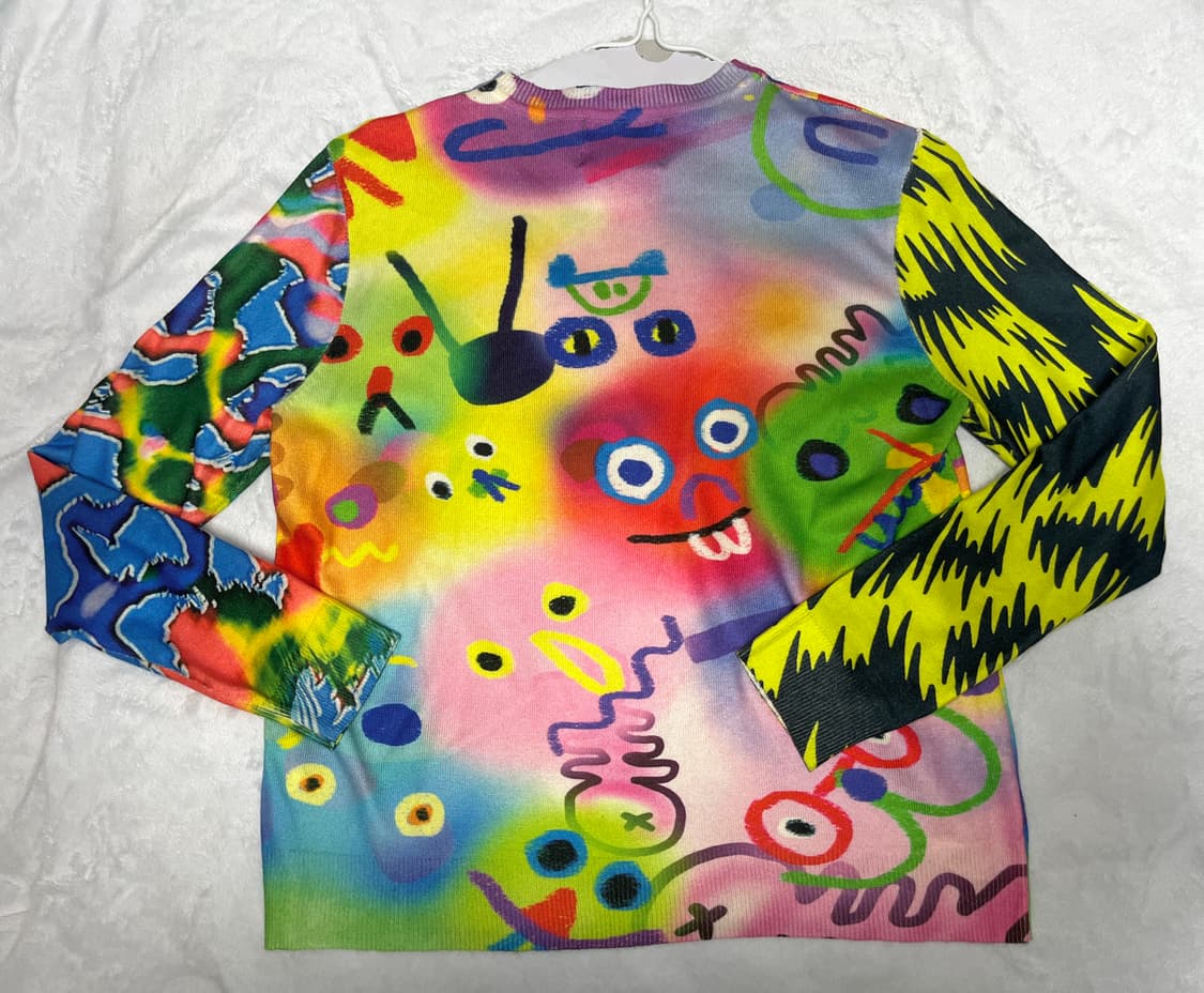 유쓰배스 풀 그래픽 니트 롱슬리브M 상품이미지2