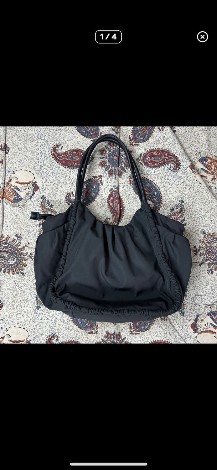 요지야마모토 셔링백 상품이미지1