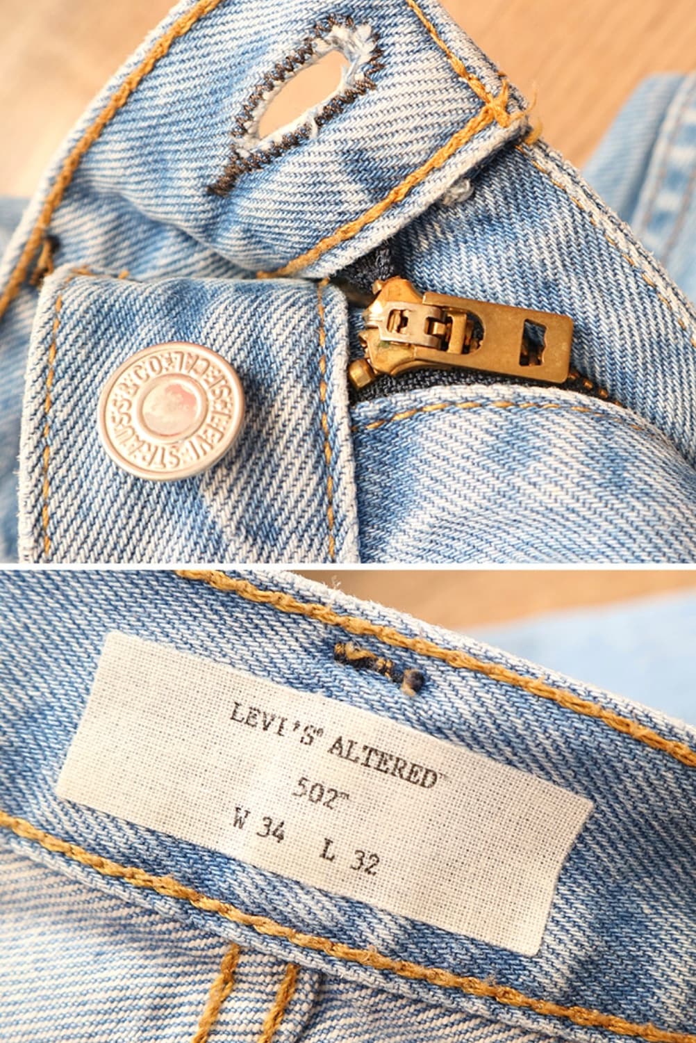 LEVIS ALTERED 502 패치워크 카펜터 데님  34-35 상품이미지7