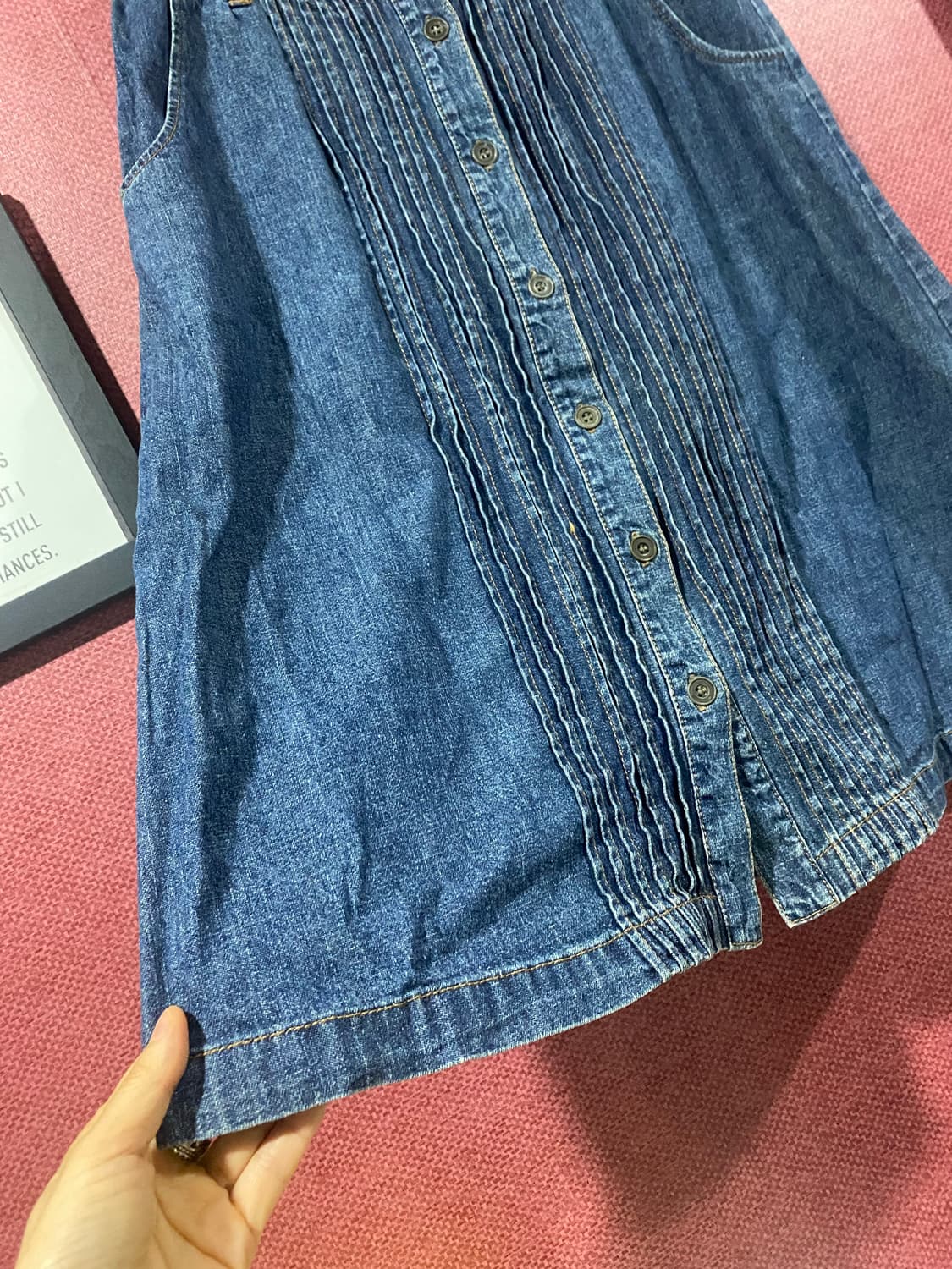 SM2 데님 롱 스커트 M 상품이미지3