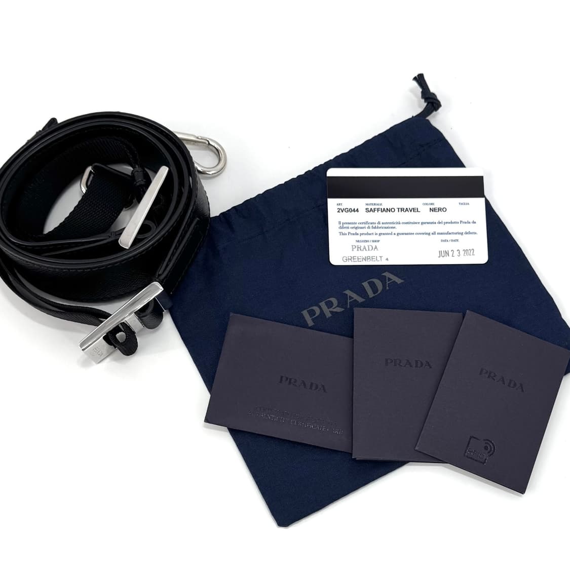 프라다 삼각로고 사피아노 브리프케이스 토트백 블랙 (2VG044) 상품이미지6