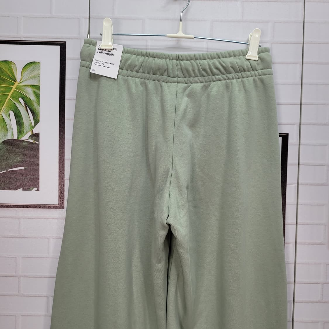 나이키 우먼스 클럽 플리스 와이드 기모 팬츠 65(S) 사이즈 새상품 상품이미지6