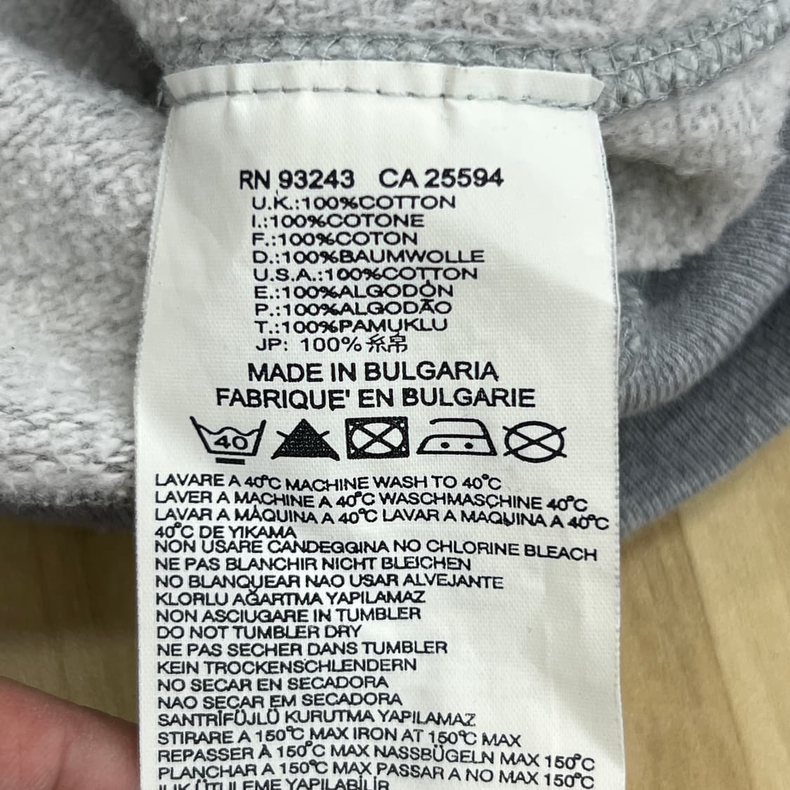 00's 디젤 빈티지 아트웍 그레이 후드집업 XL 상품이미지8