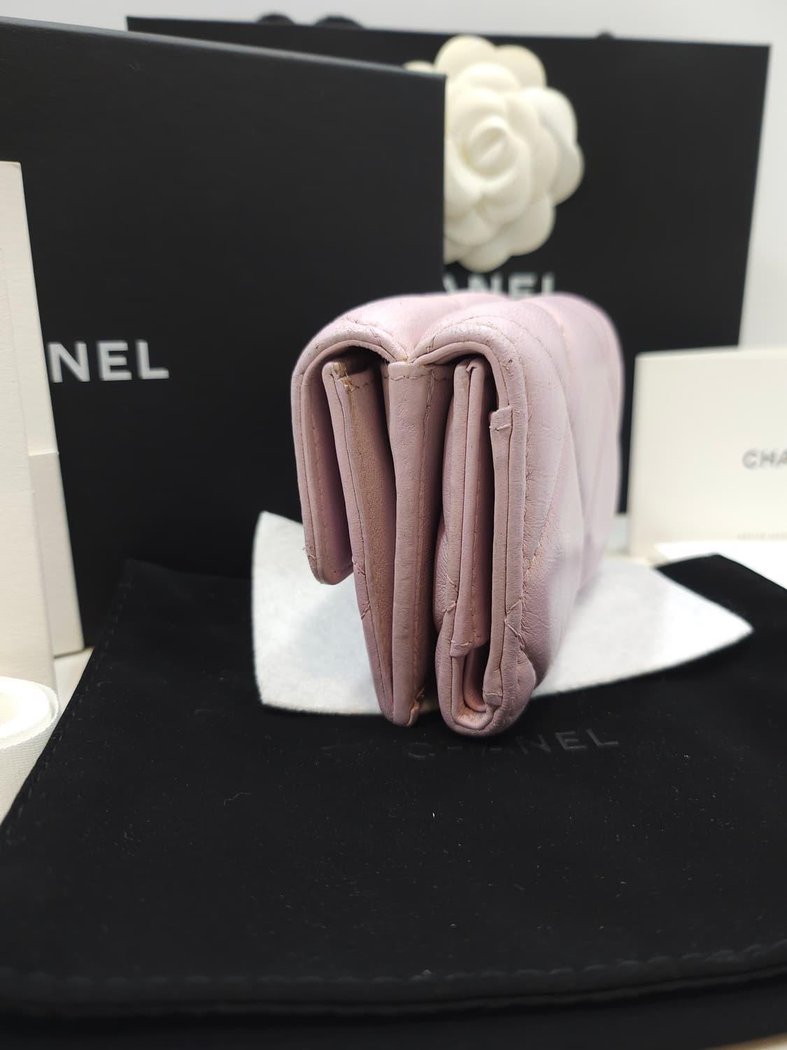 [풀구성] 샤넬 19 스몰 3단 플랩 지갑   상품이미지6