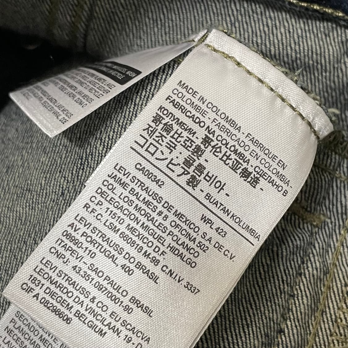 [택포] 리바이스 빈티지 데님 청자켓 M 상품이미지4