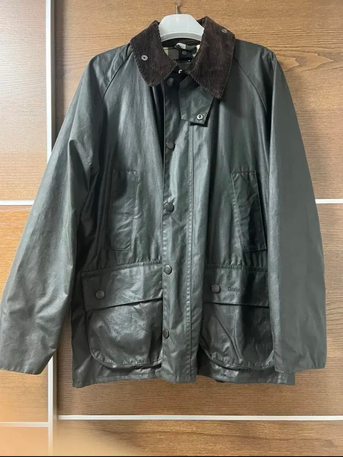 [A급] 바버 비데일 자켓 세이지 40 상품이미지1