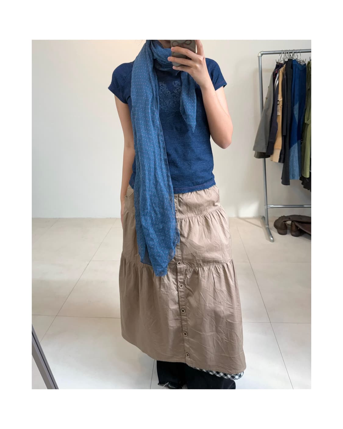 도트 머플러 상품이미지5