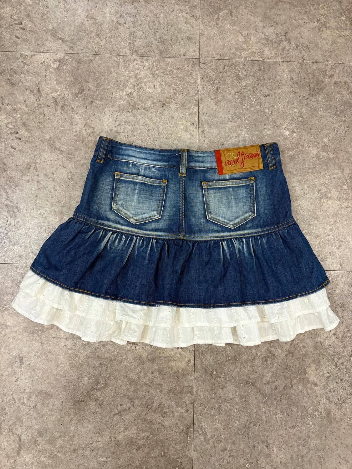 red jeans 데님 레이어드 미니 스커트 #csz397 상품이미지3