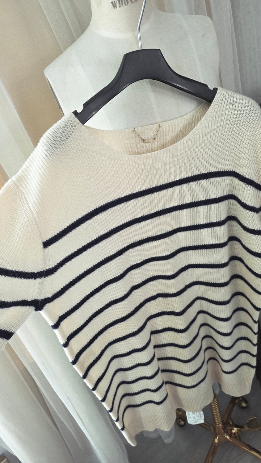 THE ROW 스트라이프 캐시미어 니트 M 더로우 상품이미지8