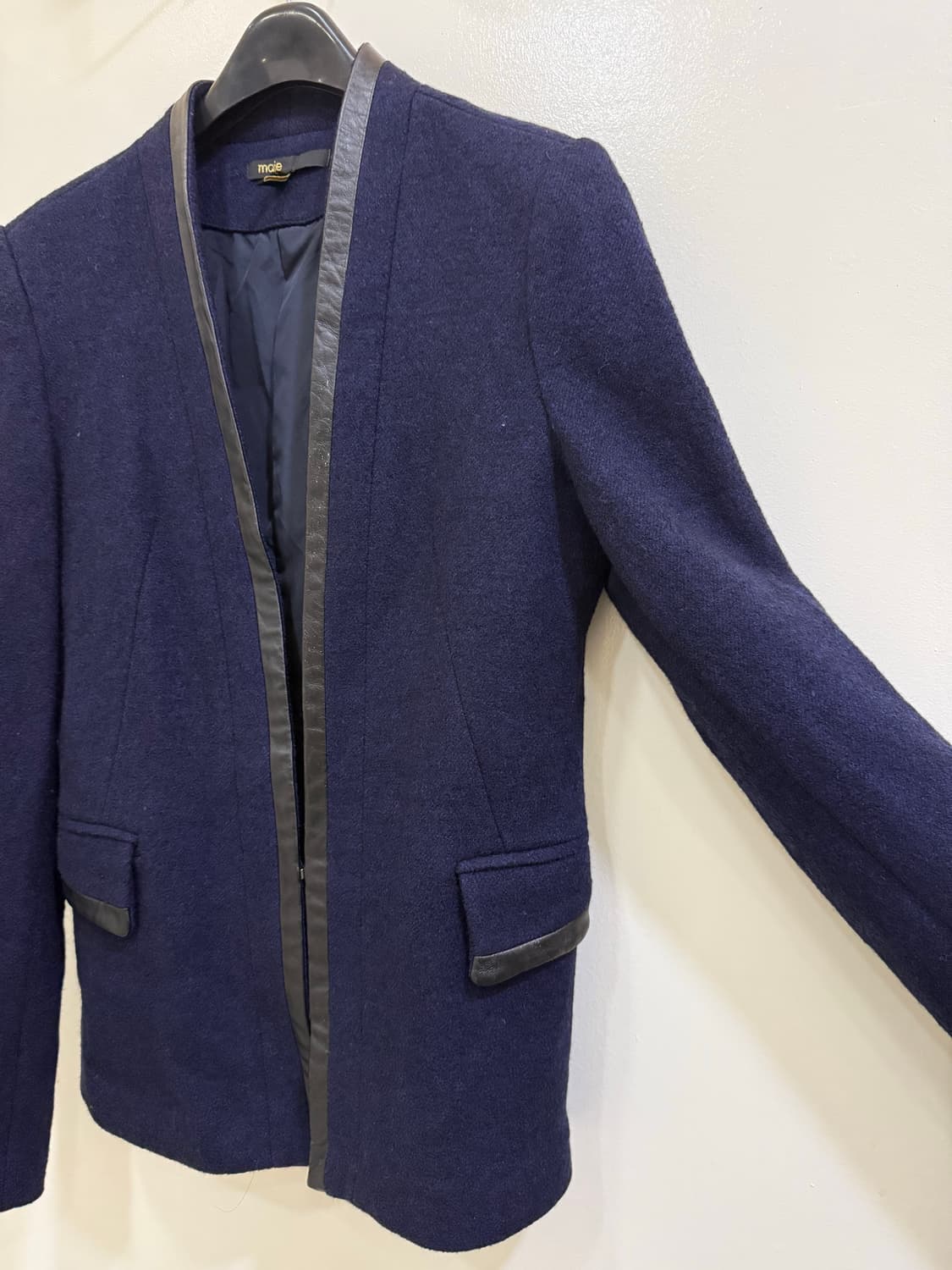 마쥬 네이비 모직 자켓 정품 상품이미지2
